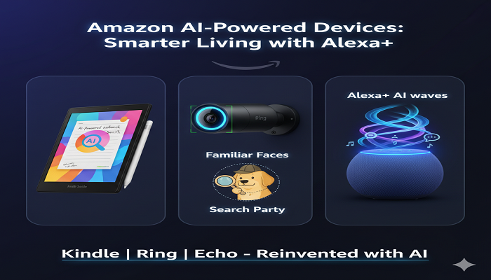 Amazon Launches AI-Powered Kindle, Ring, and Echo Devices with Alexa+