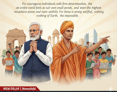 Prime Minister Modi Highlights Swami Vivekananda’s Faith in Youth Power, Shares Sanskrit Subhashitam