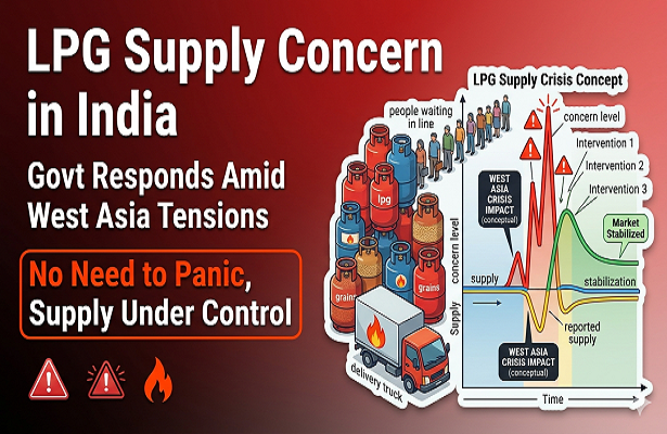 Food Prices Stable, LPG Supply Normal: India Reviews Impact of West Asia Situation