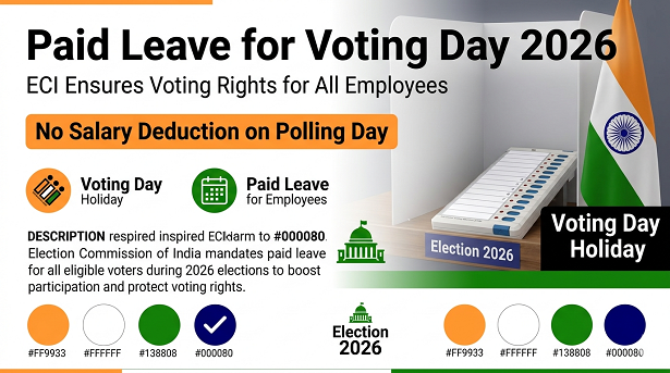 Paid Leave Announced for Voting Days in General Elections and By-Elections 2026