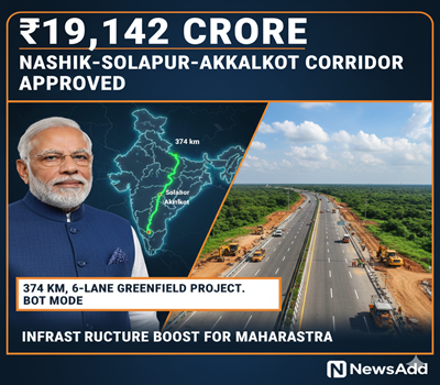 Cabinet Approves ₹19,142 Crore Nashik–Solapur–Akkalkot 6-Lane Greenfield Corridor in Maharashtra