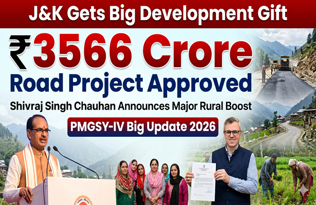 Why Did Jammu & Kashmir Receive ₹3566 Crore Road Development Approval from the Central Government in 2026?