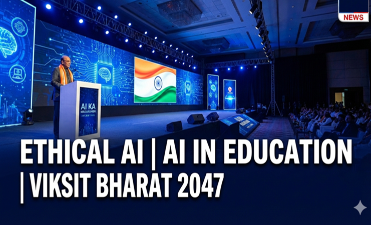 Vice President Addresses National Conference on AI Development in New Delhi: Calls for Ethical and Human-Centric Use of Artificial Intelligence
